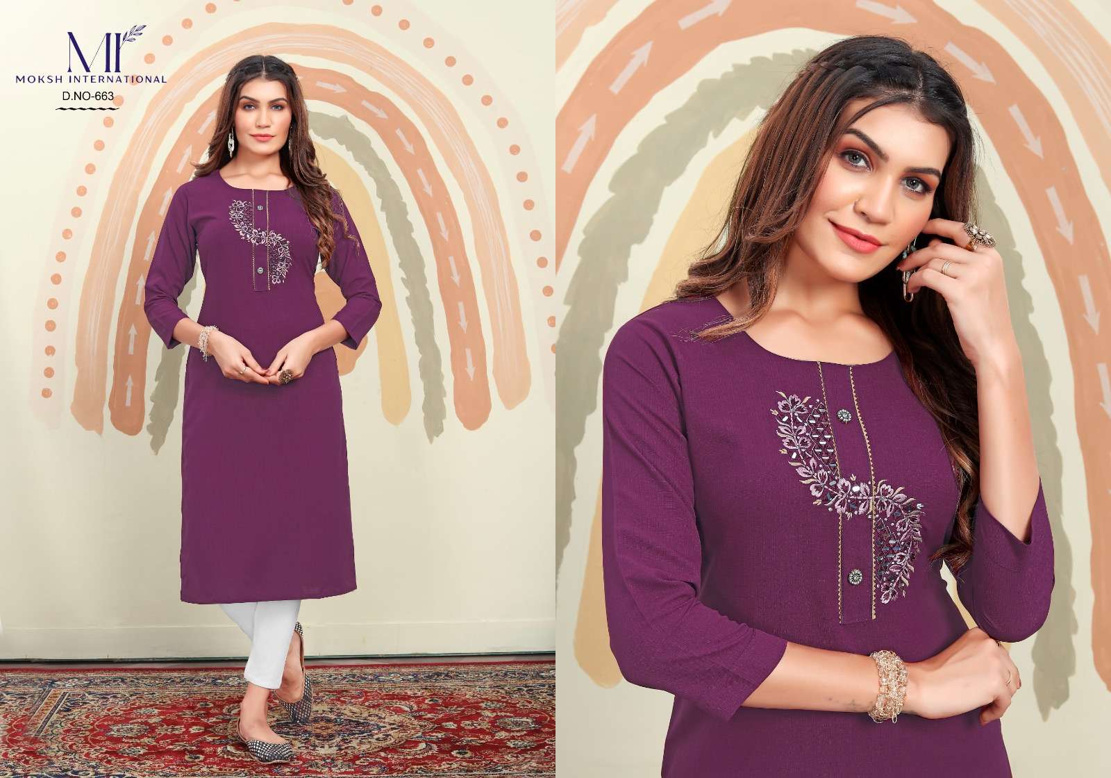 Moksh International Mirror Vol-1 Kurti Wholesale catalog