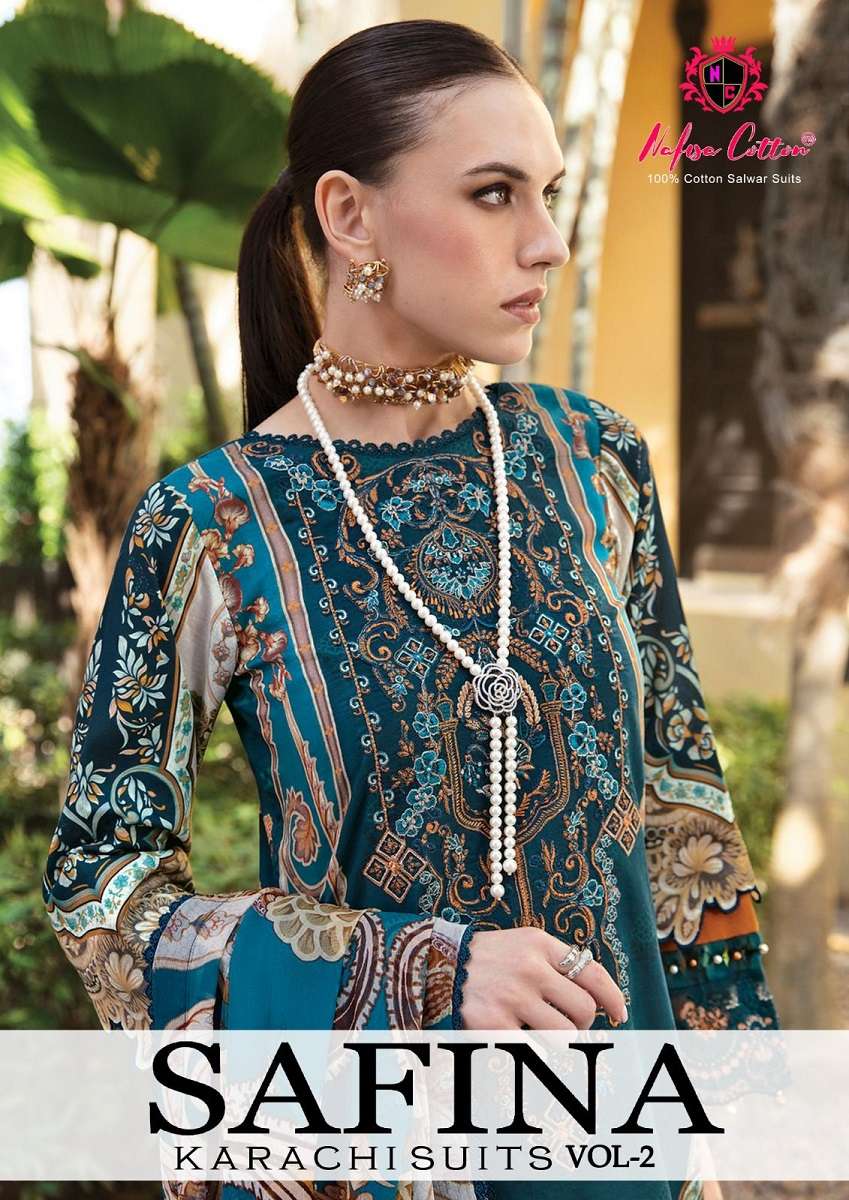 Nafisa SafIna VOL-2 - Dress Material - Wholesale Catalog