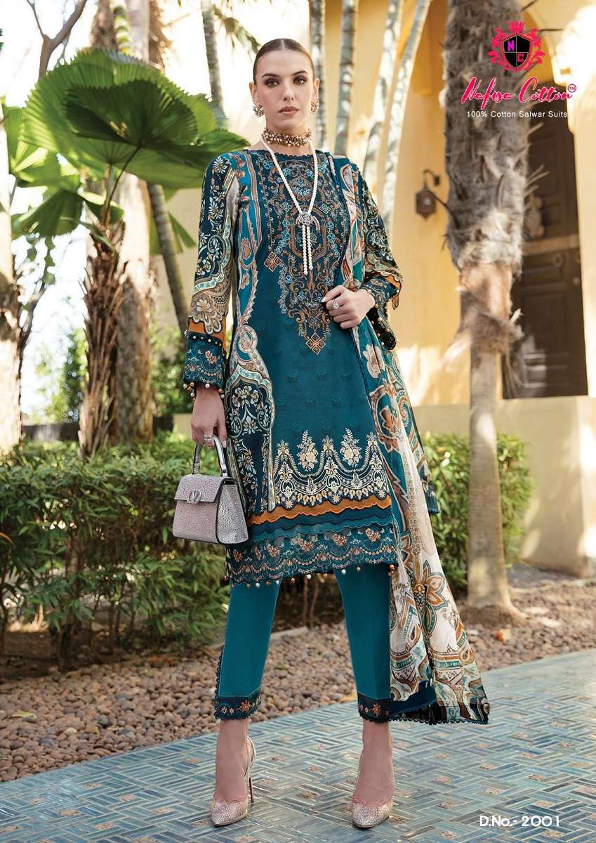 Nafisa SafIna VOL-2 - Dress Material - Wholesale Catalog