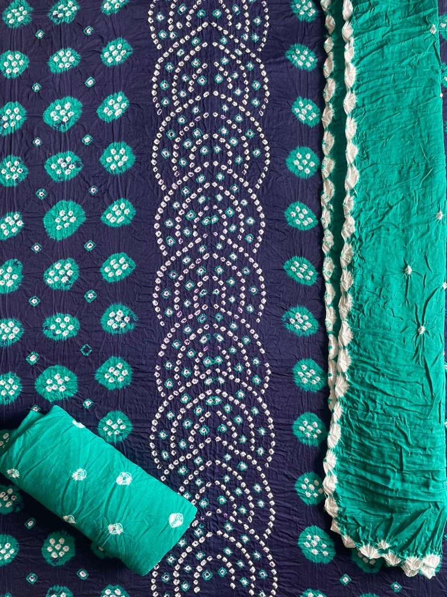 Nemi Multi Bandhej With Kangari Dupatta - Wholesale Catalog