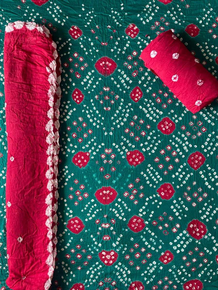Nemi Multi Bandhej With Kangari Dupatta - Wholesale Catalog