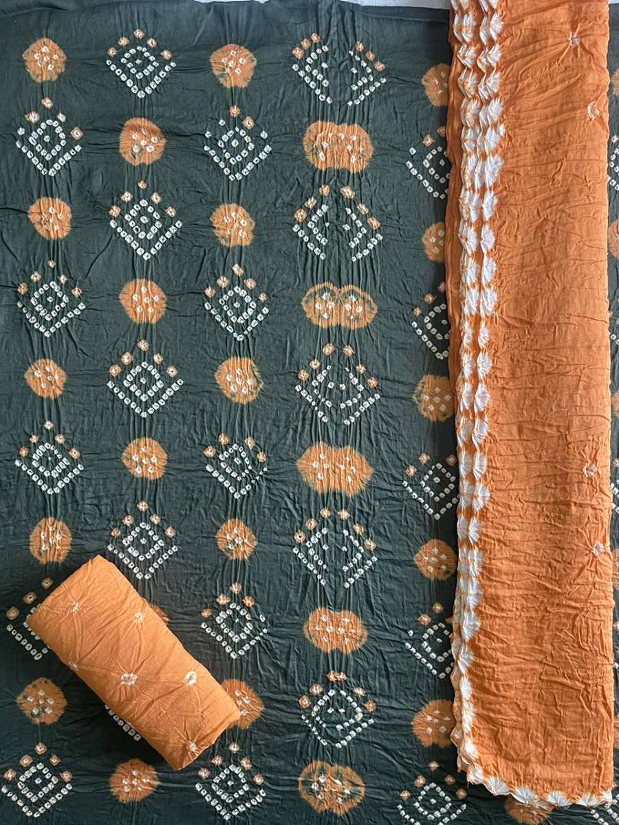 Nemi Multi Bandhej With Kangari Dupatta - Wholesale Catalog