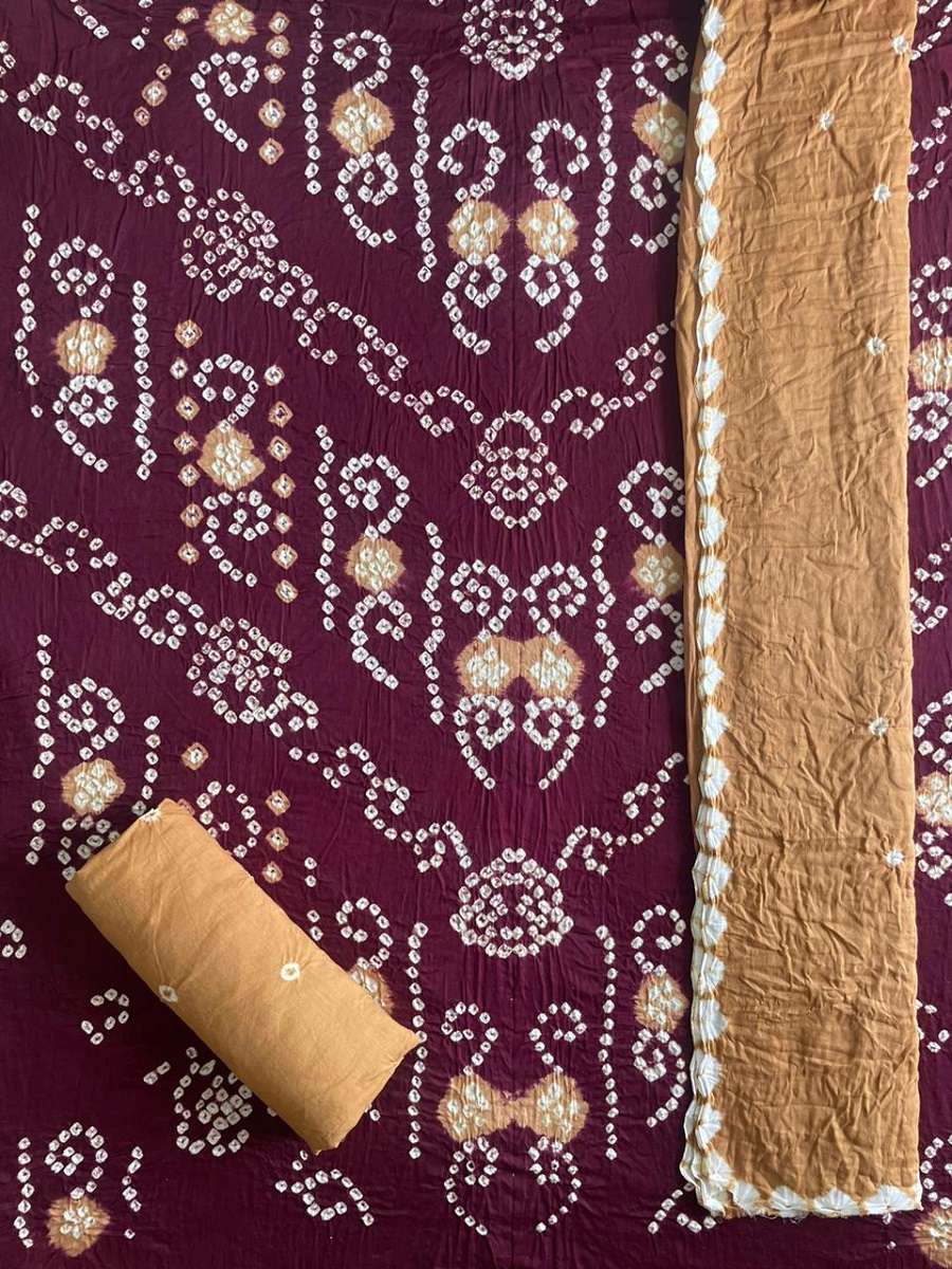 Nemi Multi Bandhej With Kangari Dupatta - Wholesale Catalog
