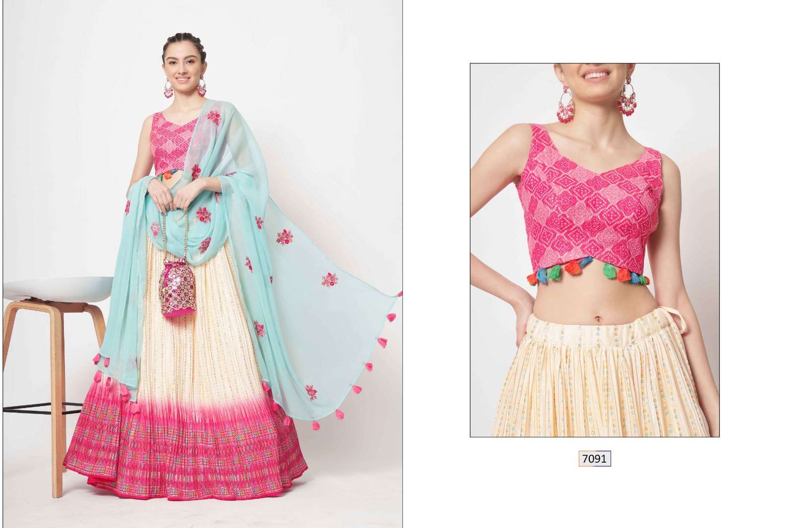 New Exclusive VOL. 13 7091 Lehenga Choli with Dupatta Wholesale catalog