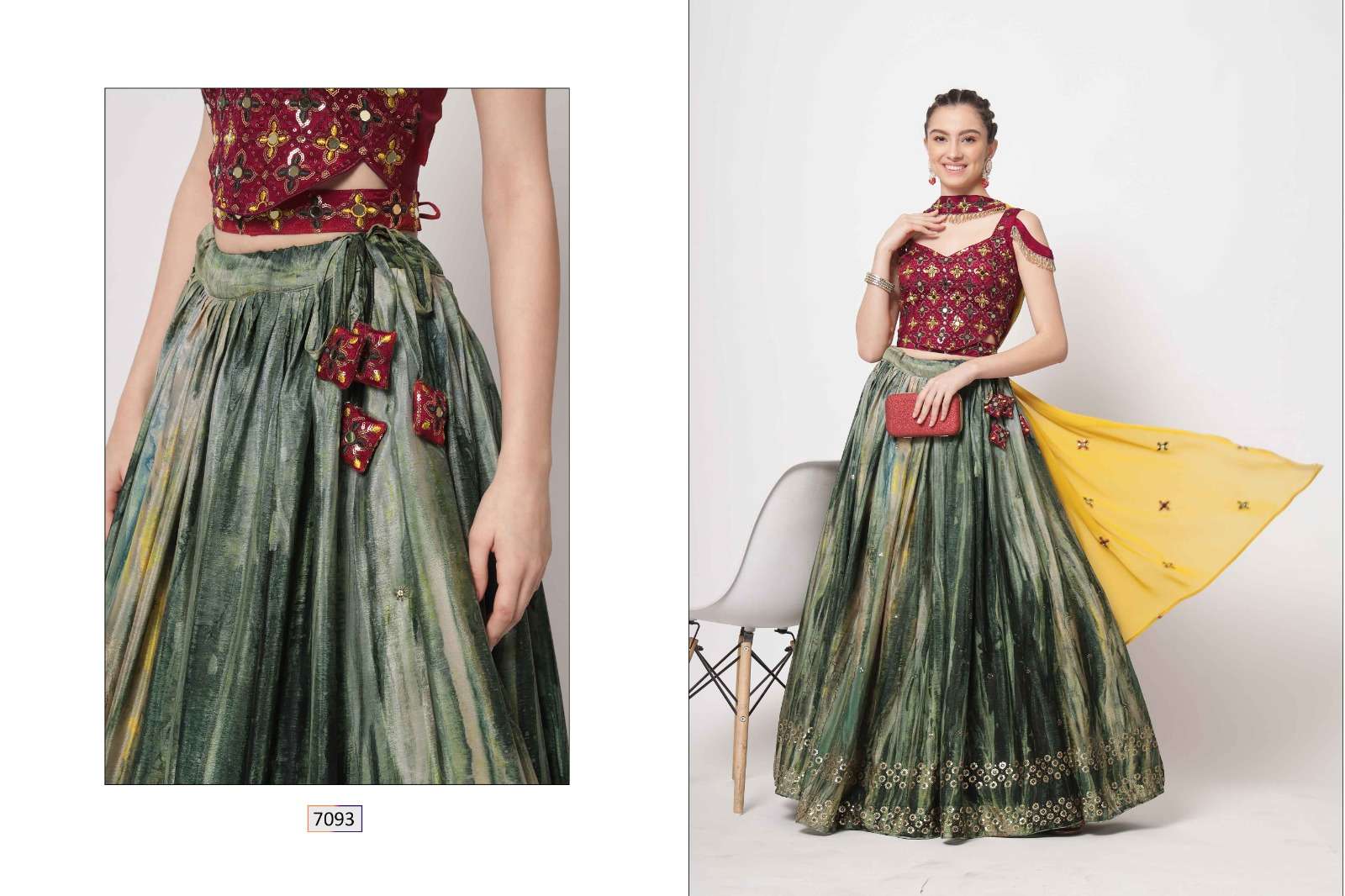 New Exclusive VOL. 13 7093 Lehenga Choli with Dupatta Wholesale catalog