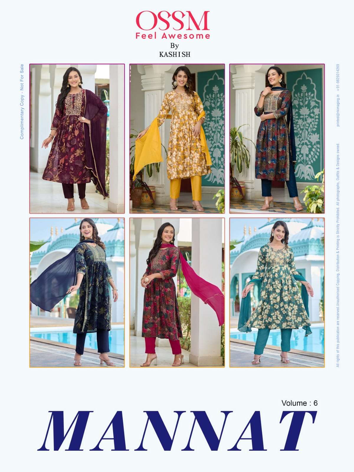 OSSM MANNAT Vol 06 Kurti Wholesale catalog