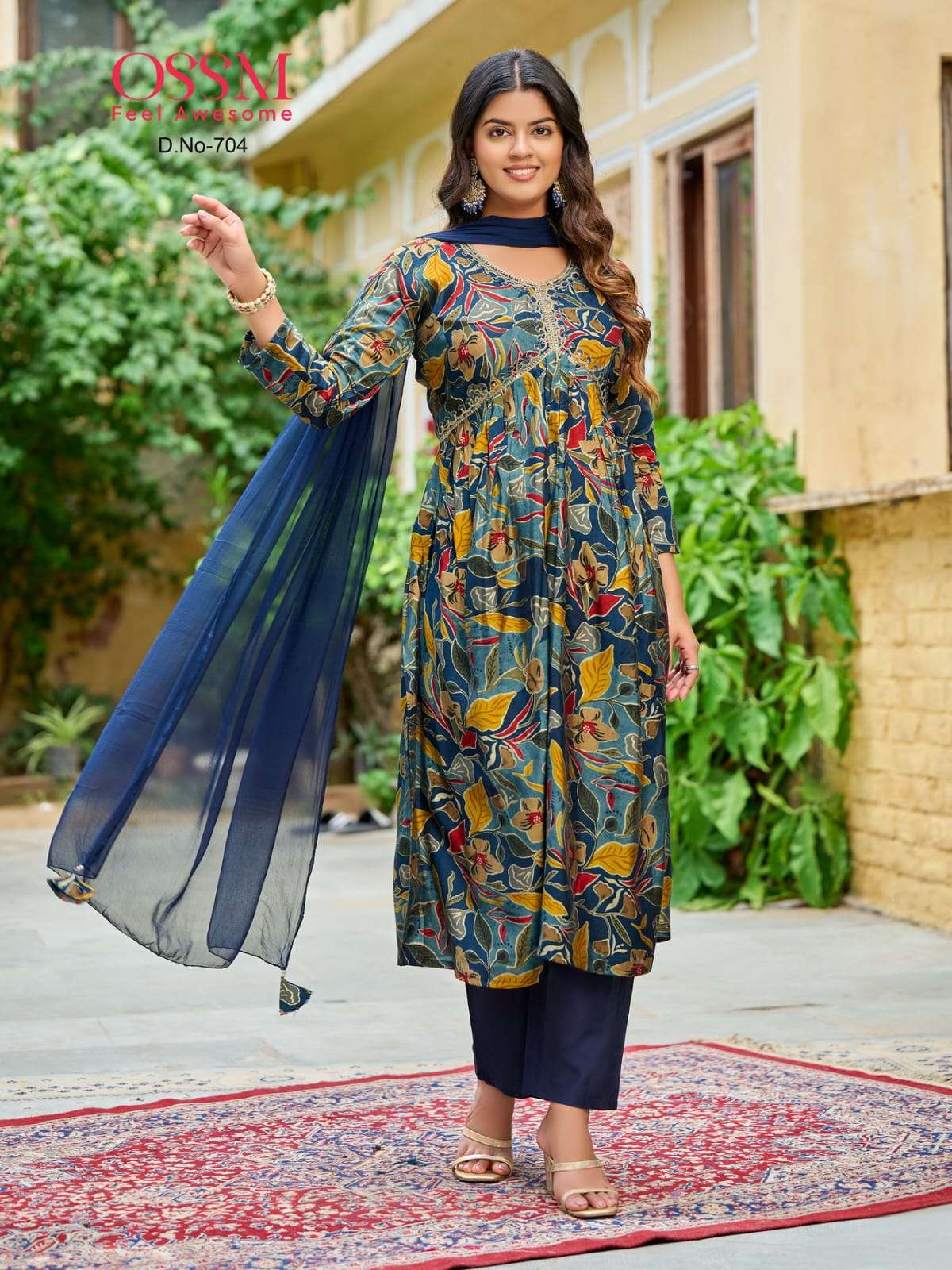 OSSM RESHAM vol 07 ALIA Kurti Wholesale catalog