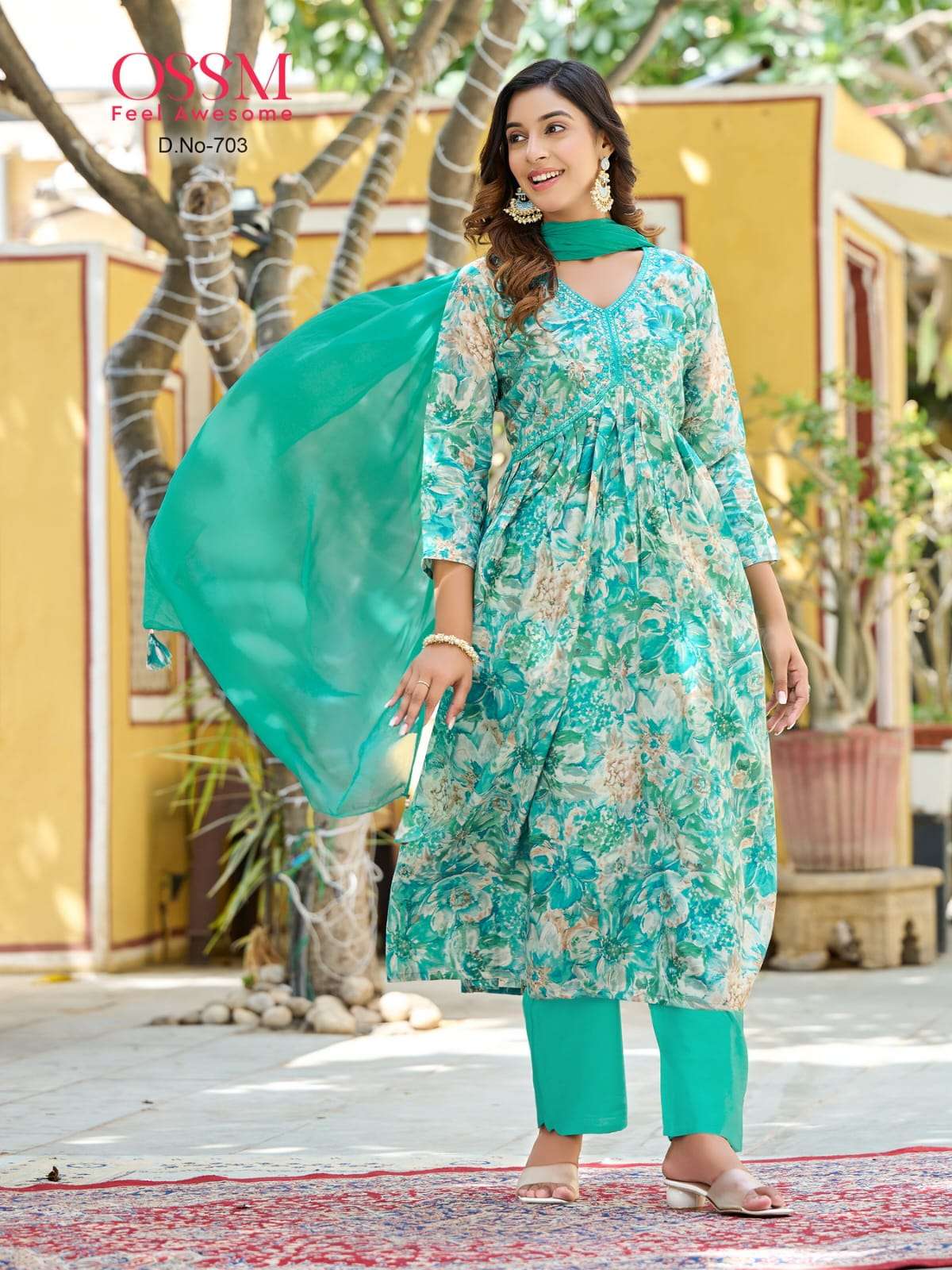 OSSM RESHAM vol 07 ALIA Kurti Wholesale catalog