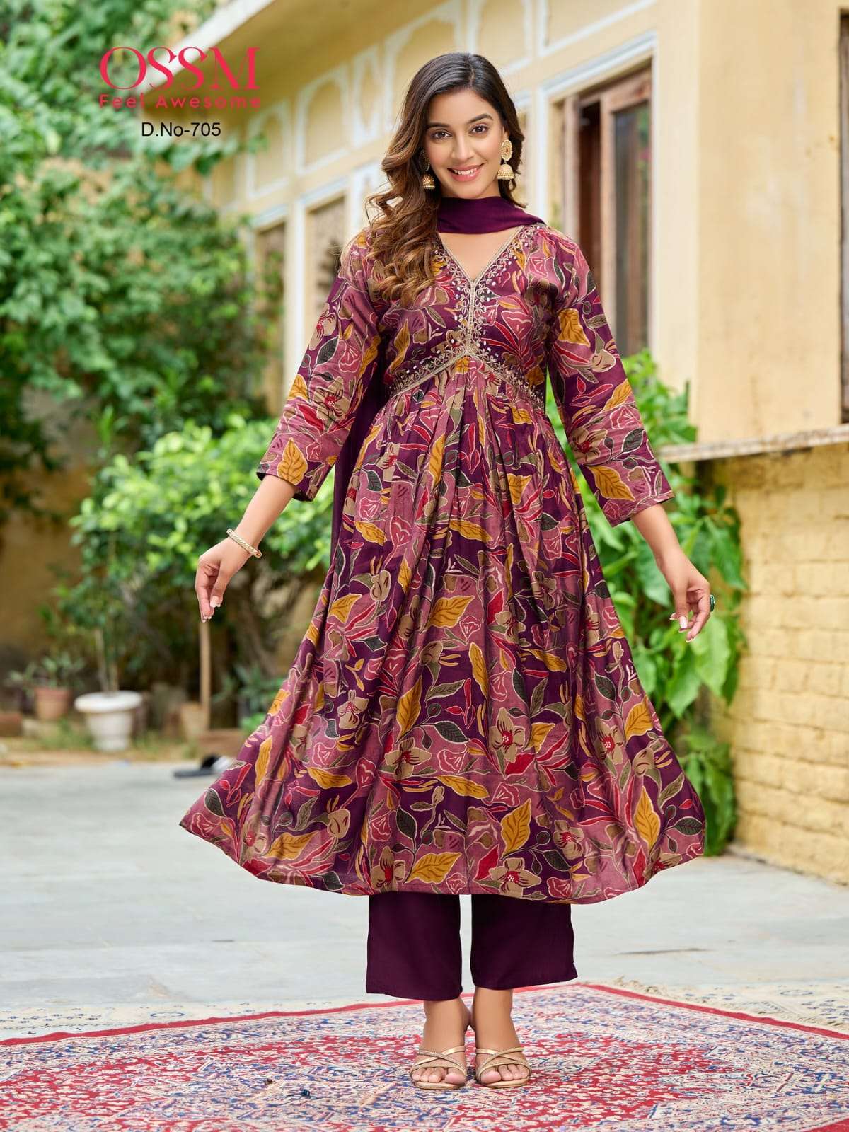 OSSM RESHAM vol 07 ALIA Kurti Wholesale catalog