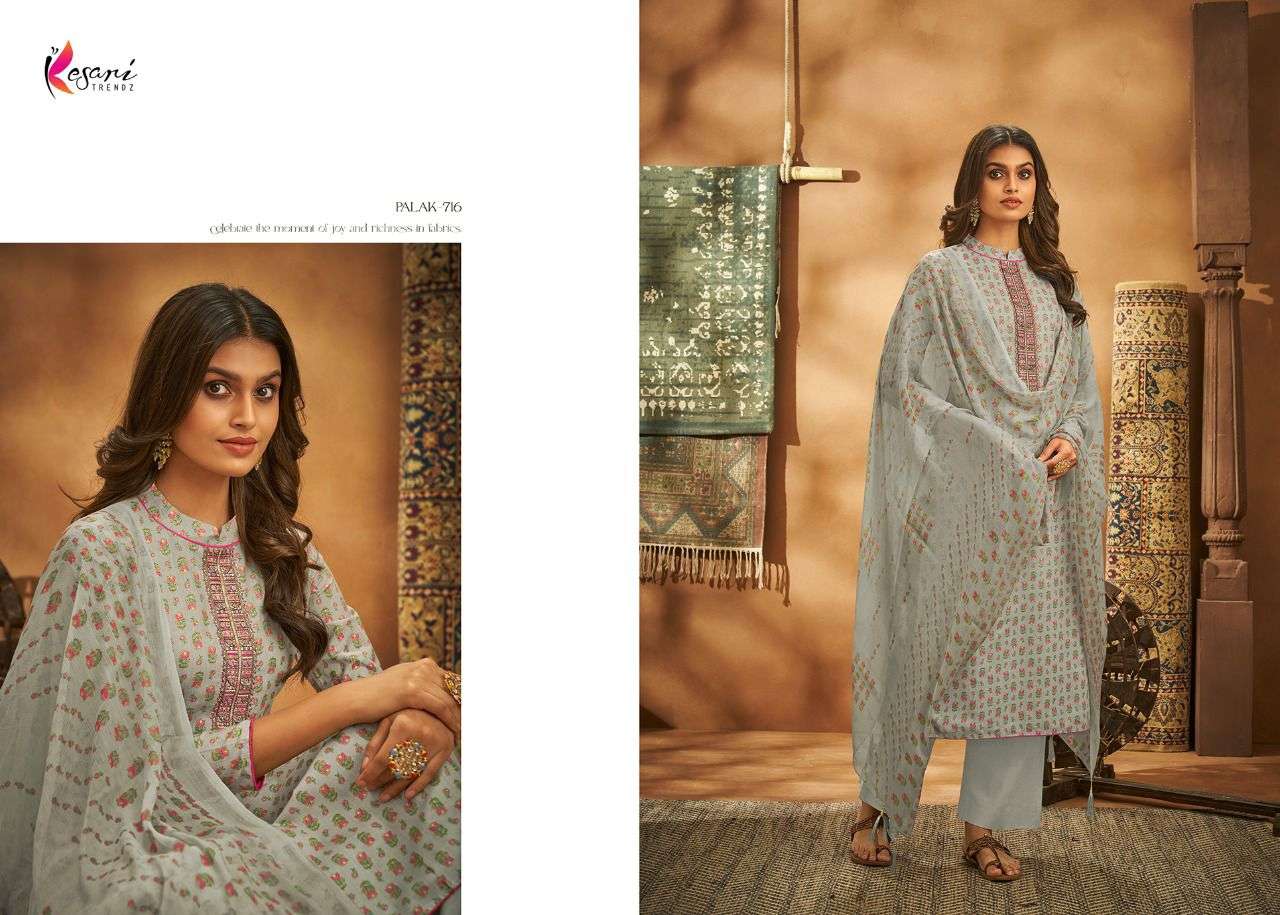 PALAK Vol.-02 Print Cammric Cottan Foil Salwar Kameez Wholesale catalog
