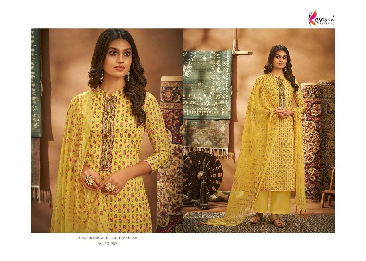 PALAK Vol.-02 Print Cammric Cottan Foil Salwar Kameez Wholesale catalog