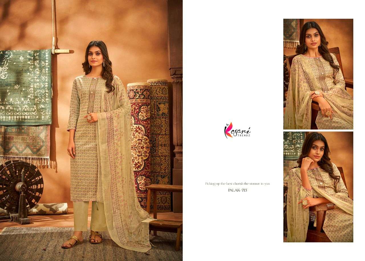 PALAK Vol.-02 Print Cammric Cottan Foil Salwar Kameez Wholesale catalog