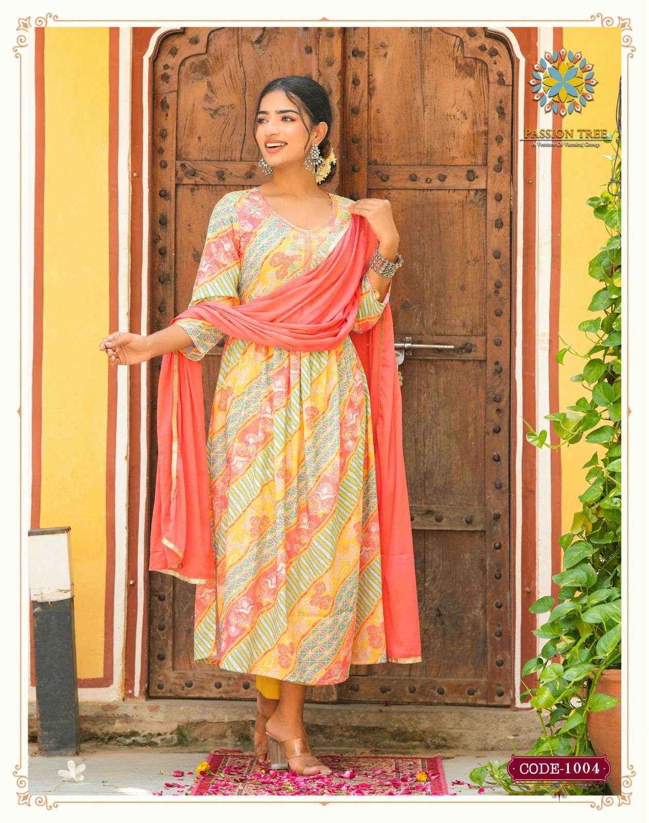 PASSION TREE ADWIKA VOL.1 ALIYA CUT Kurti Wholesale catalog