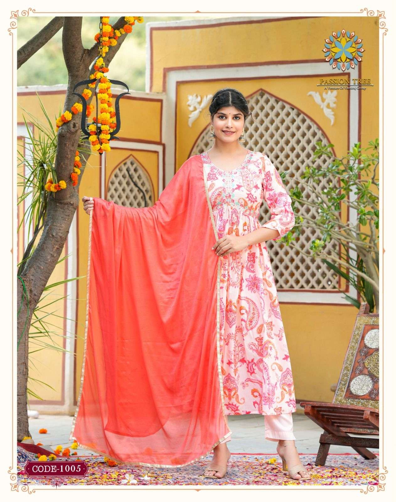 PASSION TREE ADWIKA VOL.1 ALIYA CUT Kurti Wholesale catalog