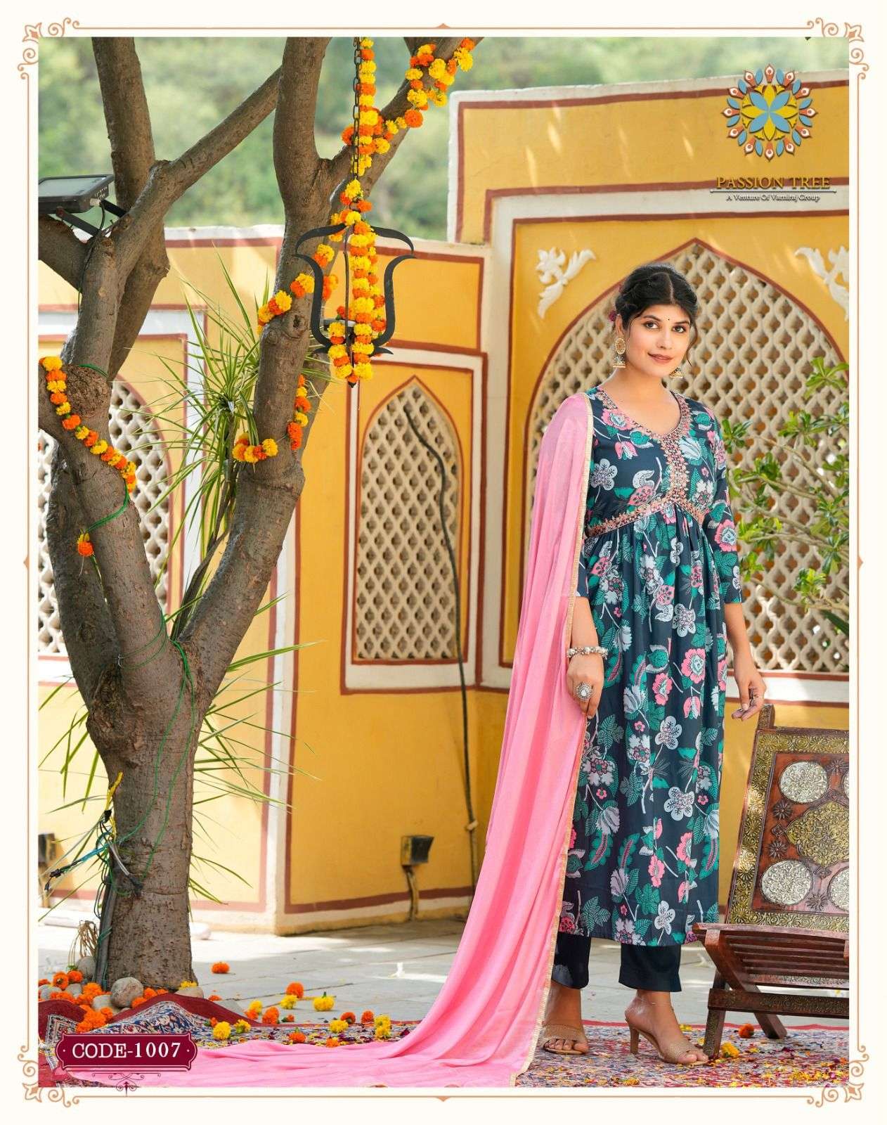 PASSION TREE ADWIKA VOL.1 ALIYA CUT Kurti Wholesale catalog