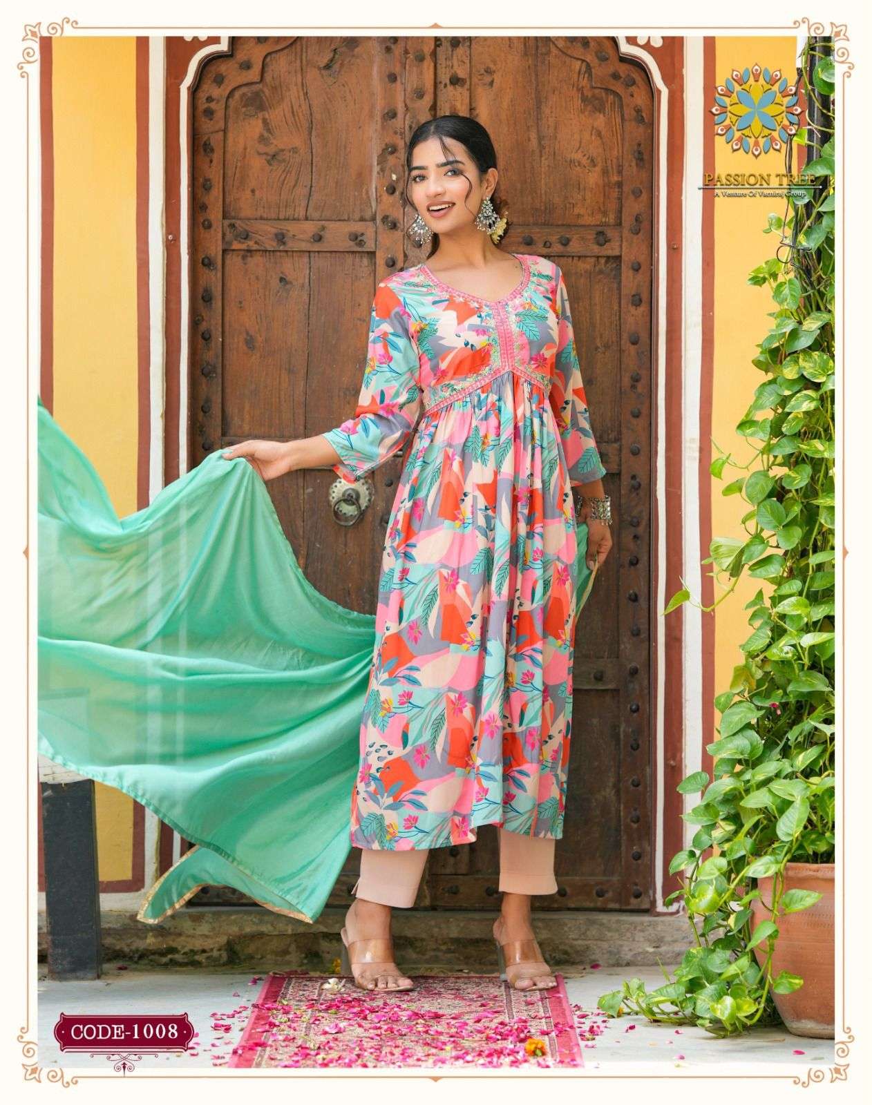 PASSION TREE ADWIKA VOL.1 ALIYA CUT Kurti Wholesale catalog