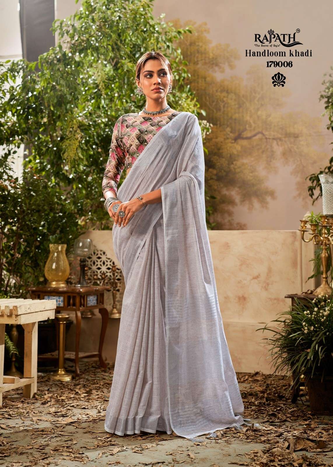 Rajpath Indrani Cotton Digital Print Handloom Saree Wholesale catalog