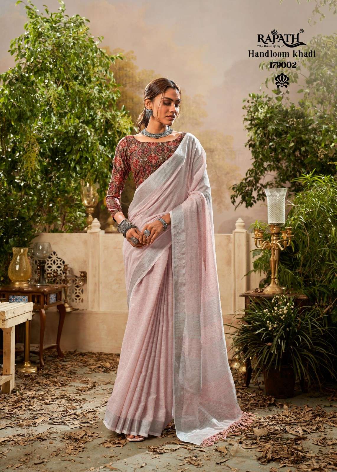 Rajpath Indrani Cotton Digital Print Handloom Saree Wholesale catalog