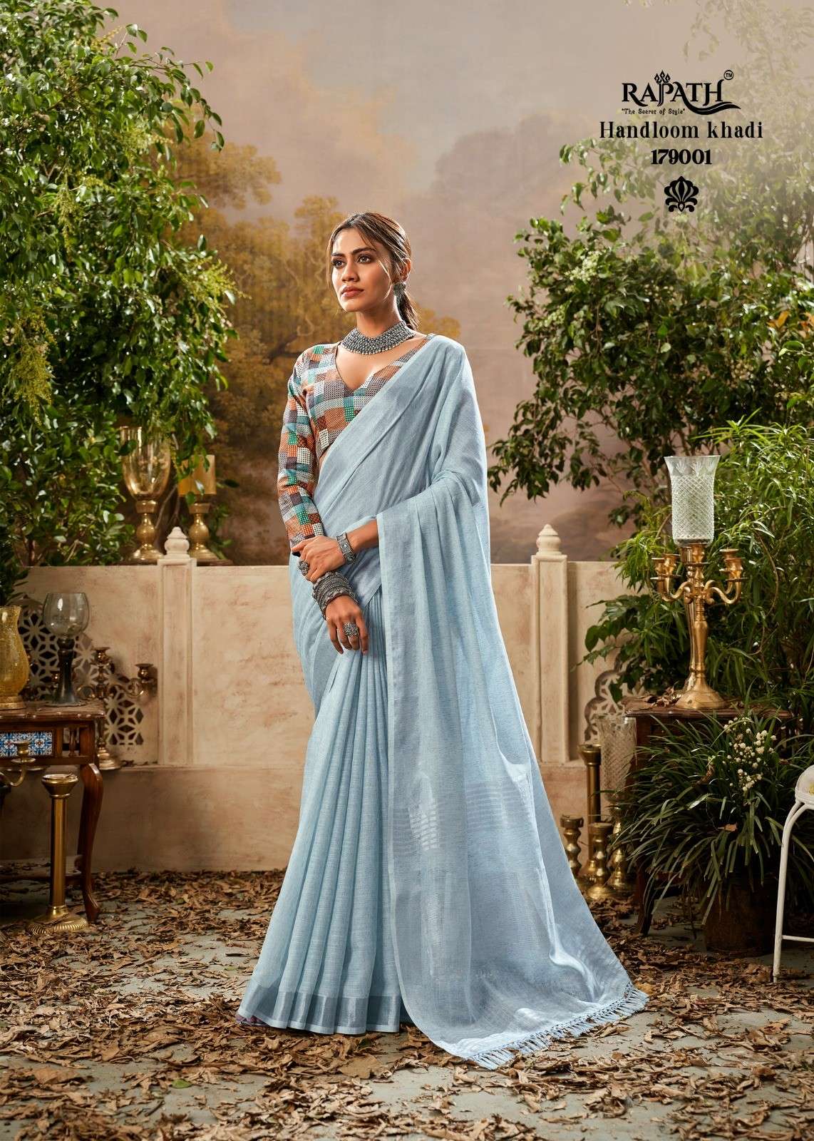 Rajpath Indrani Cotton Digital Print Handloom Saree Wholesale catalog