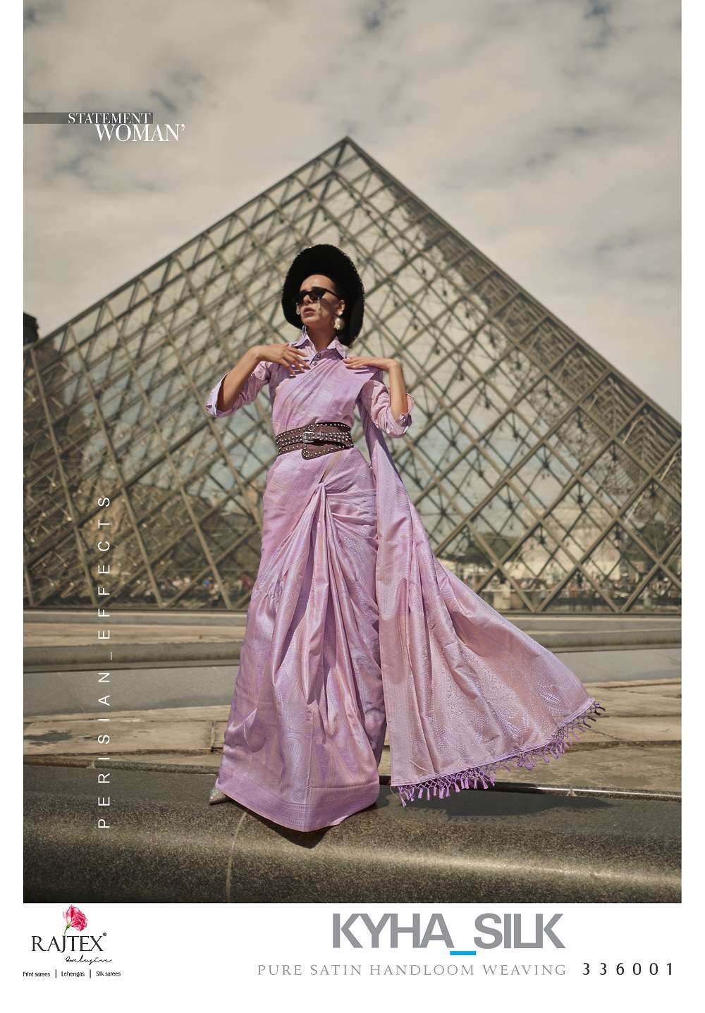 Rajtex Kyha Silk Satin Handloom Weaving Saree Collection Wholesale catalog