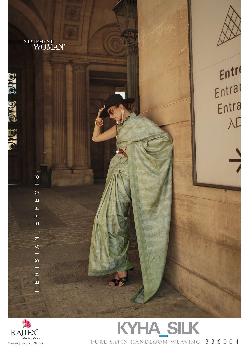 Rajtex Kyha Silk Satin Handloom Weaving Saree Collection Wholesale catalog