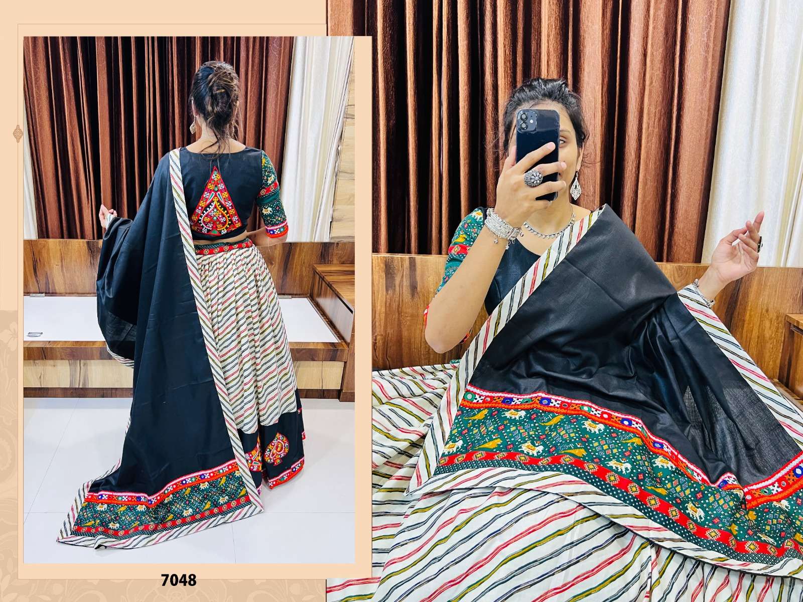 RAJWADI VOL -7 7048  AAWIYA NAVRATRI SPECIAL TRADITIONAL Lehenga CHOLI Wholesale catalog