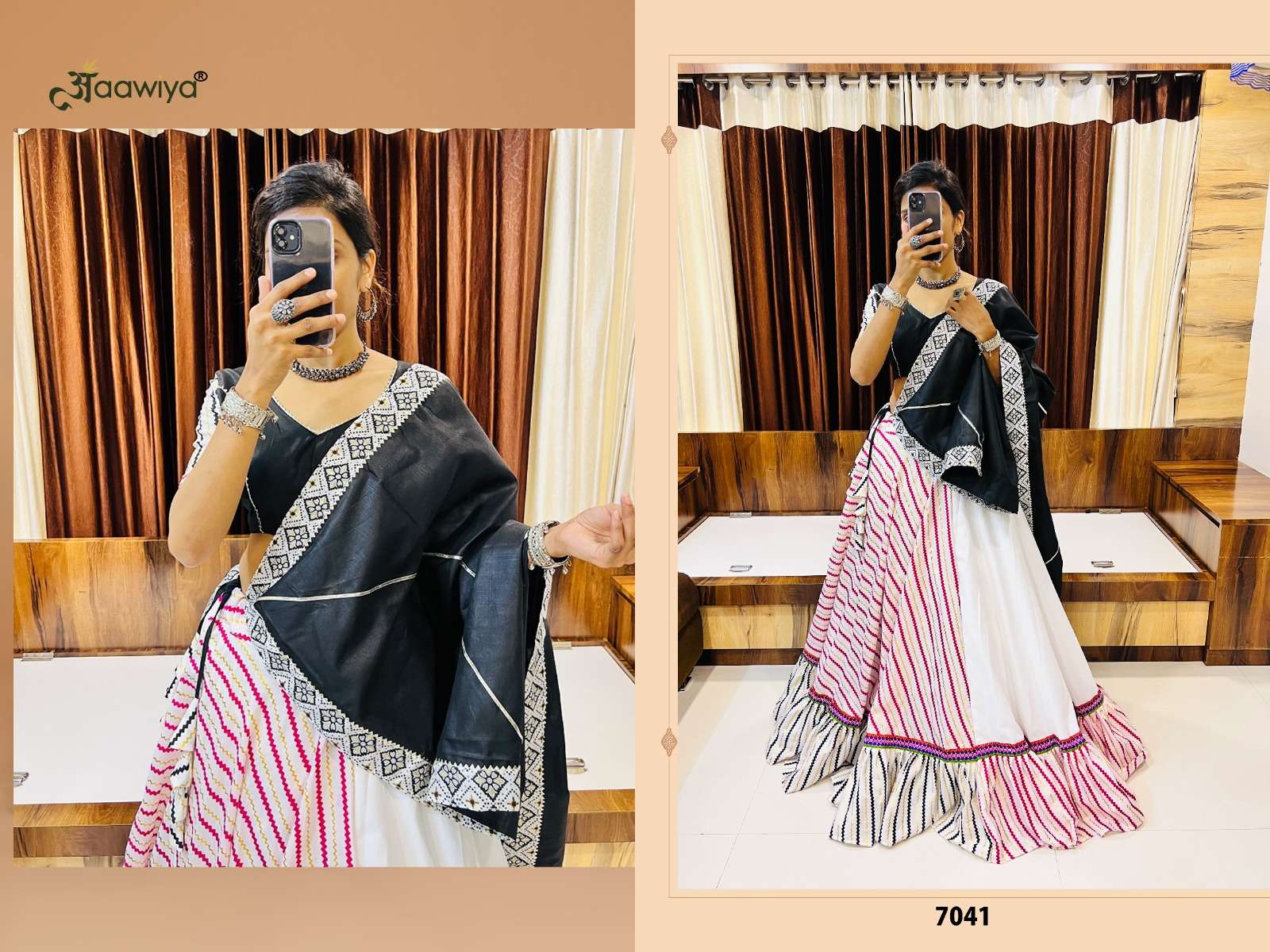 RAJWADI VOL -7 AAWIYA NAVRATRI SPECIAL TRADITIONAL Lehenga CHOLI Wholesale catalog
