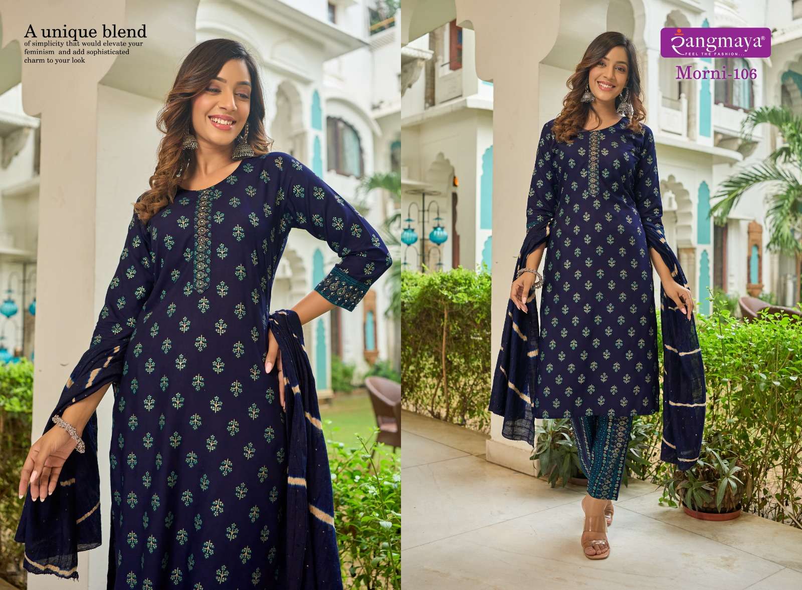 Rangmaya MORNI Kurti Wholesale catalog