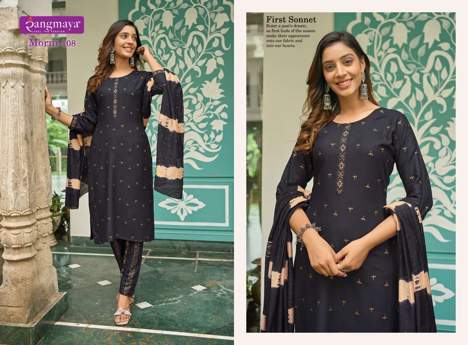 Rangmaya MORNI Kurti Wholesale catalog