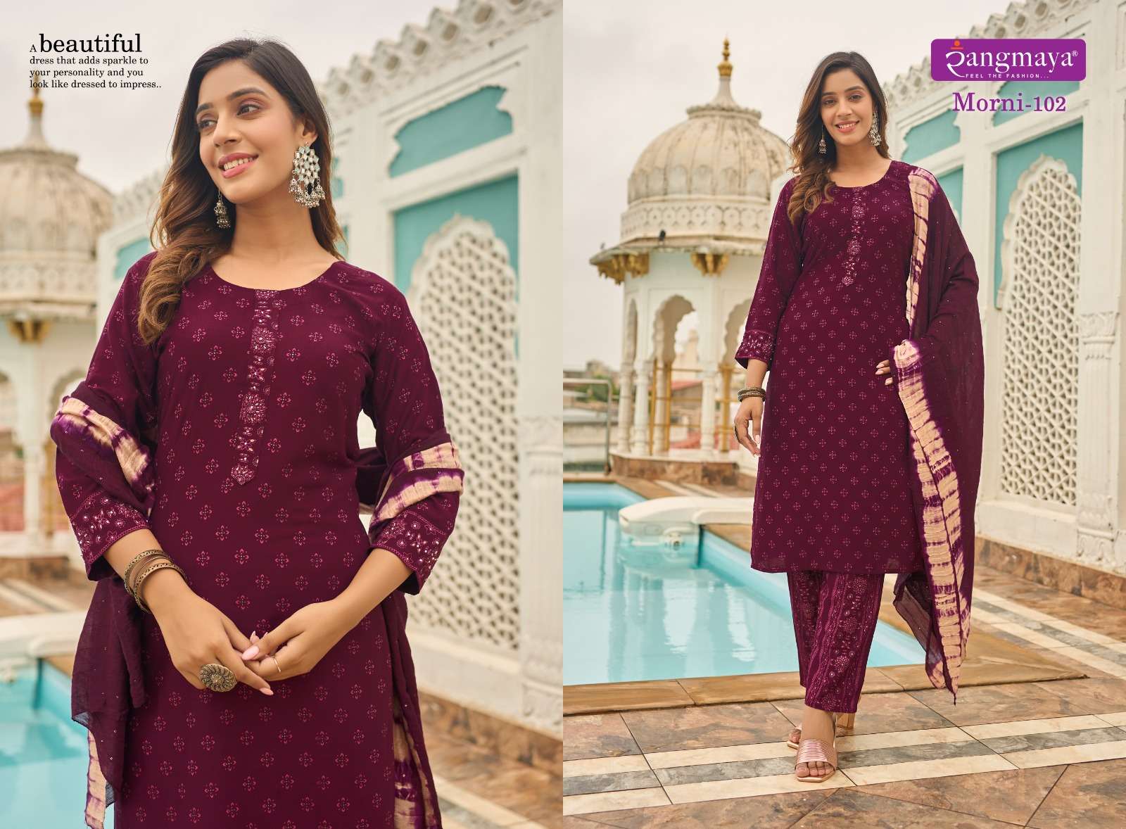 Rangmaya MORNI Kurti Wholesale catalog