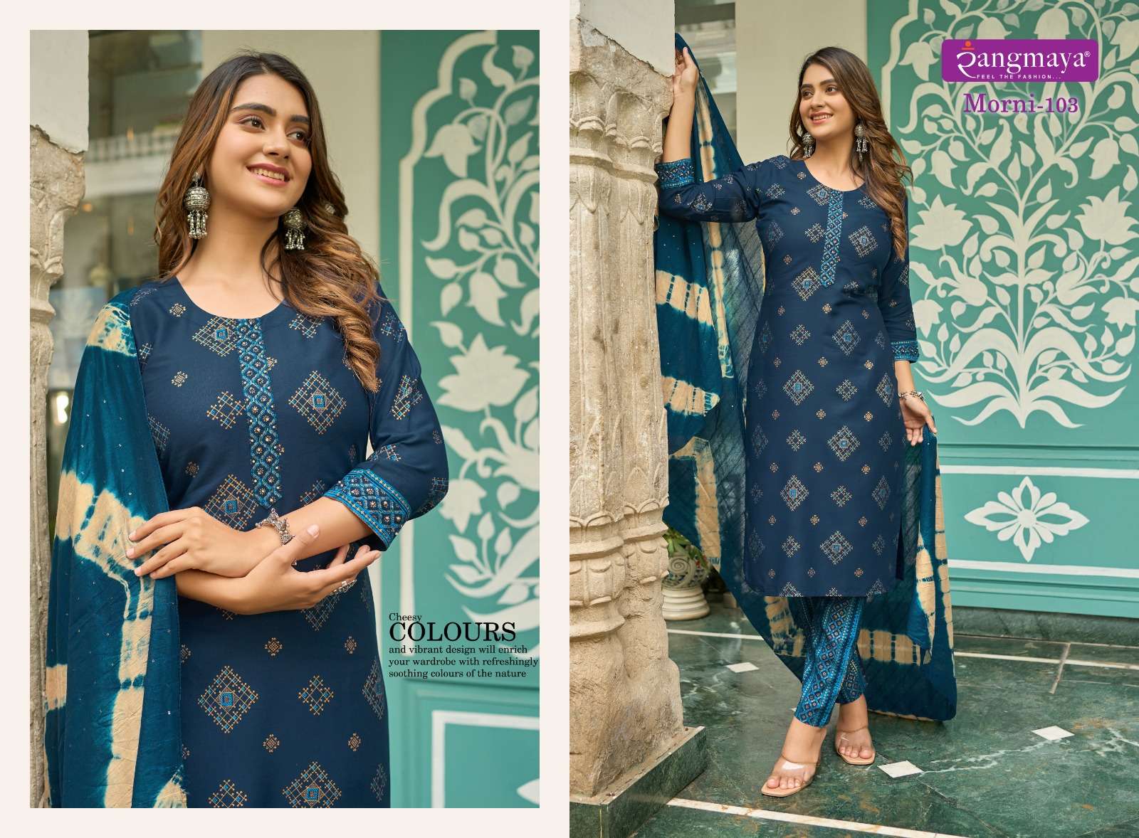 Rangmaya MORNI Kurti Wholesale catalog