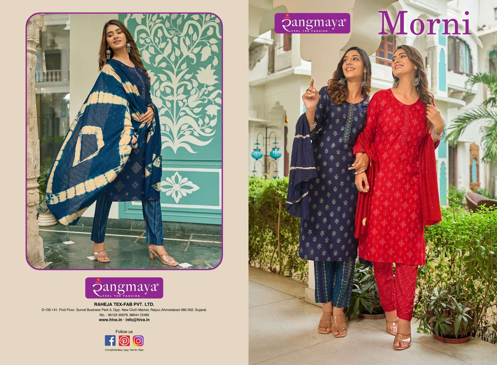 Rangmaya MORNI Kurti Wholesale catalog