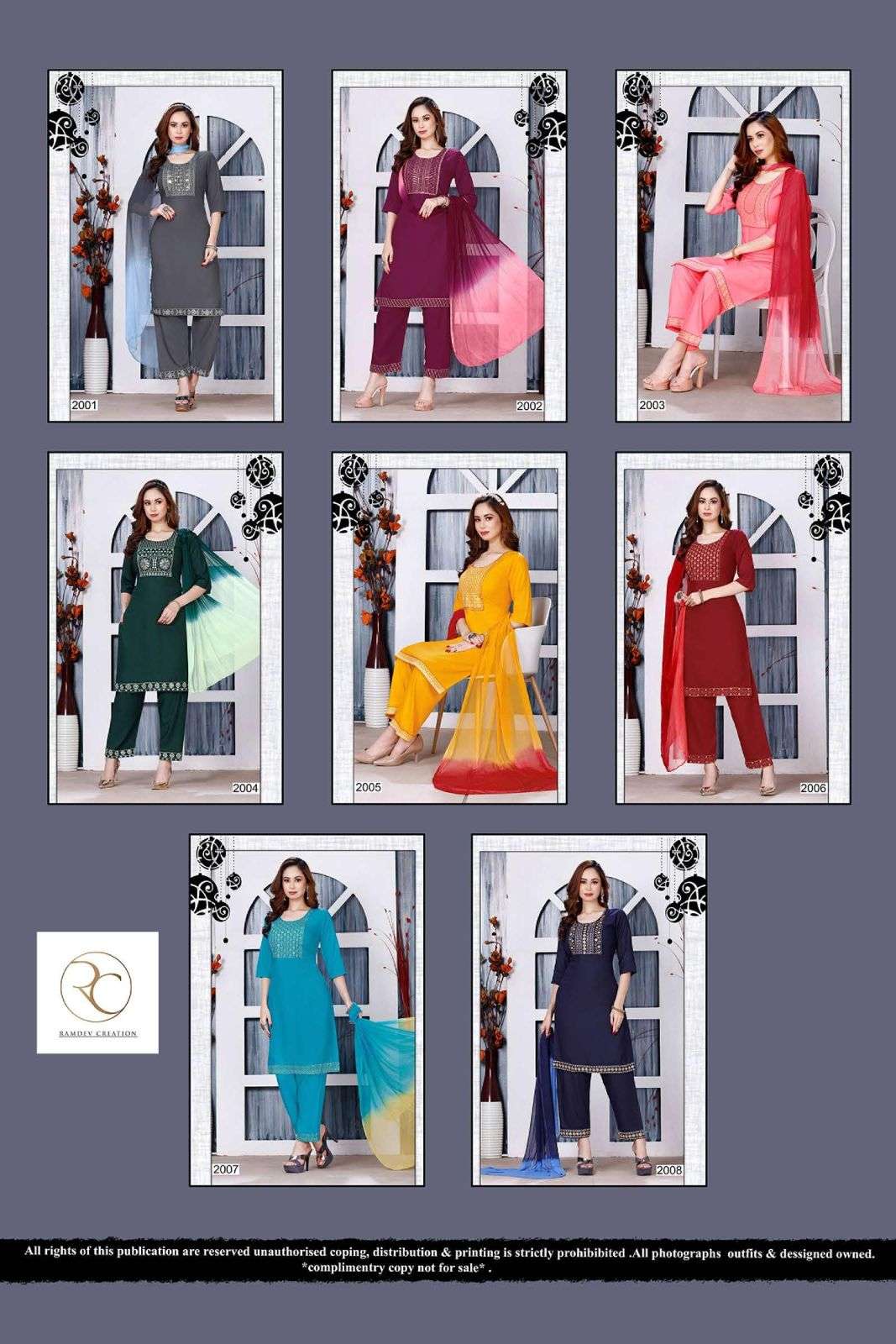  RC MIRZA VOL 1 Kurti Wholesale catalog