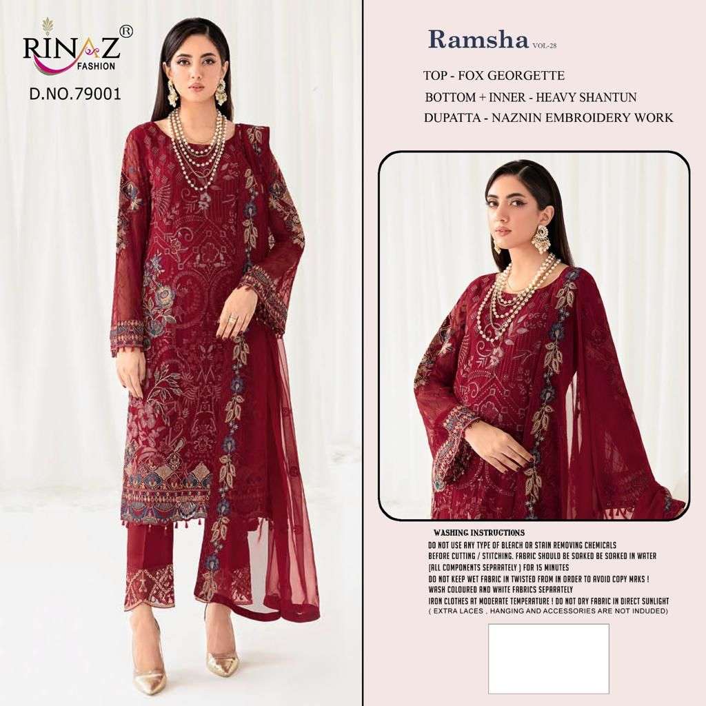 RINAZ-FASHION RAMSHA VOL 28 Salwar Kameez Wholesale catalog