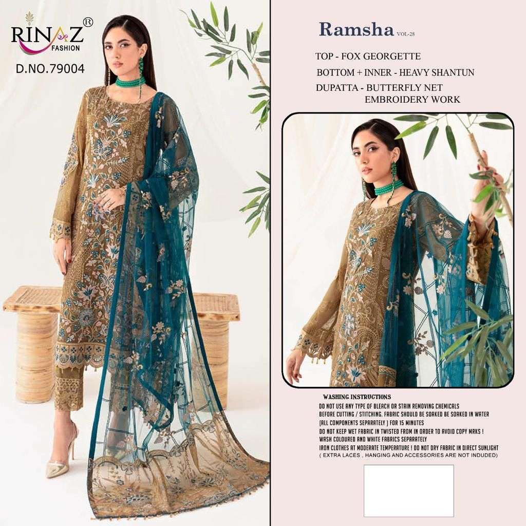 RINAZ-FASHION RAMSHA VOL 28 Salwar Kameez Wholesale catalog