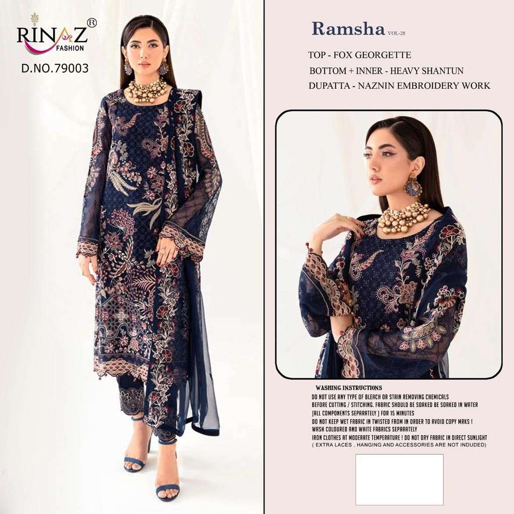 RINAZ-FASHION RAMSHA VOL 28 Salwar Kameez Wholesale catalog