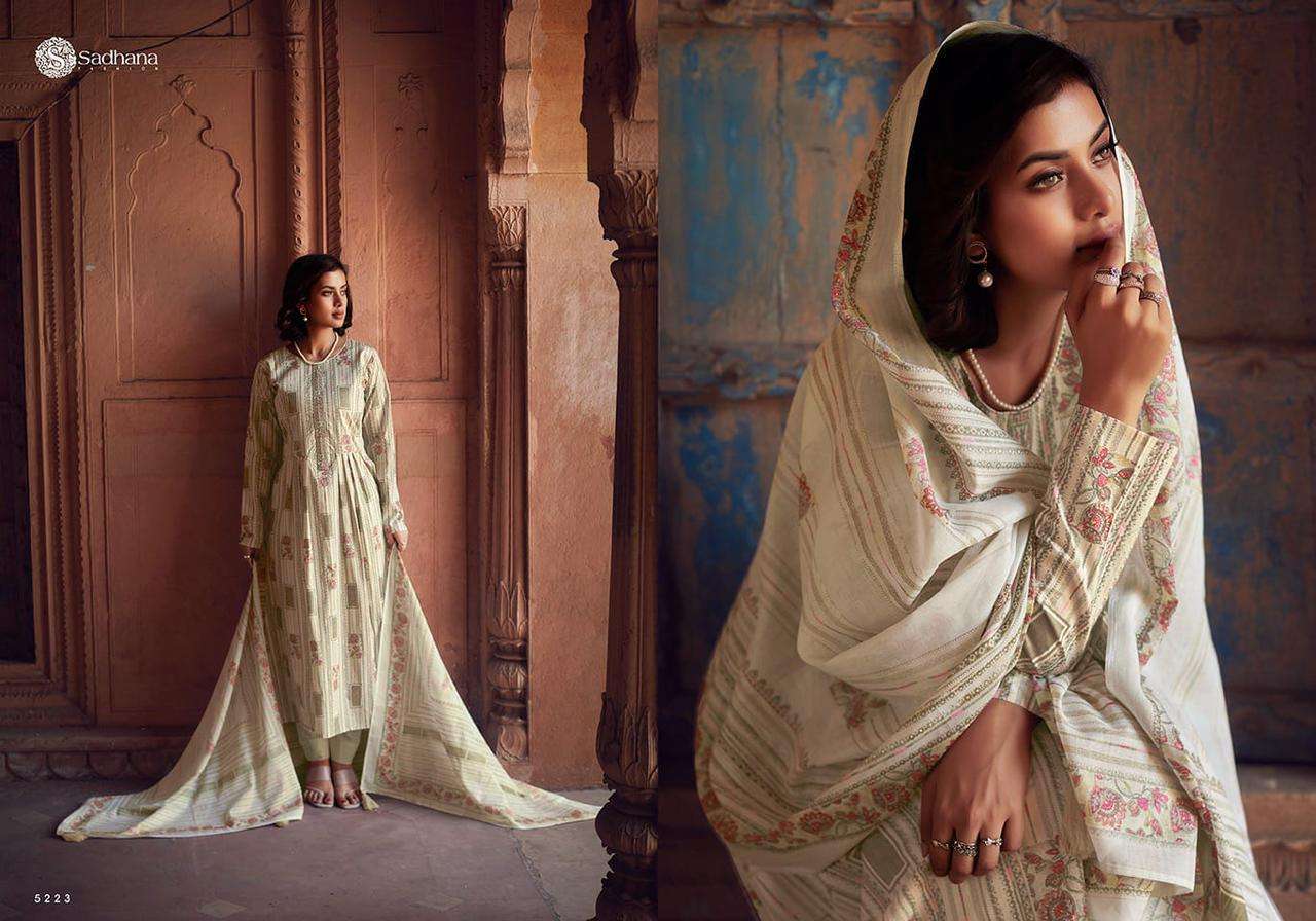 SADHANA FASHION WARLI ART LAWN COTTON Salwar Kameez Wholesale catalog