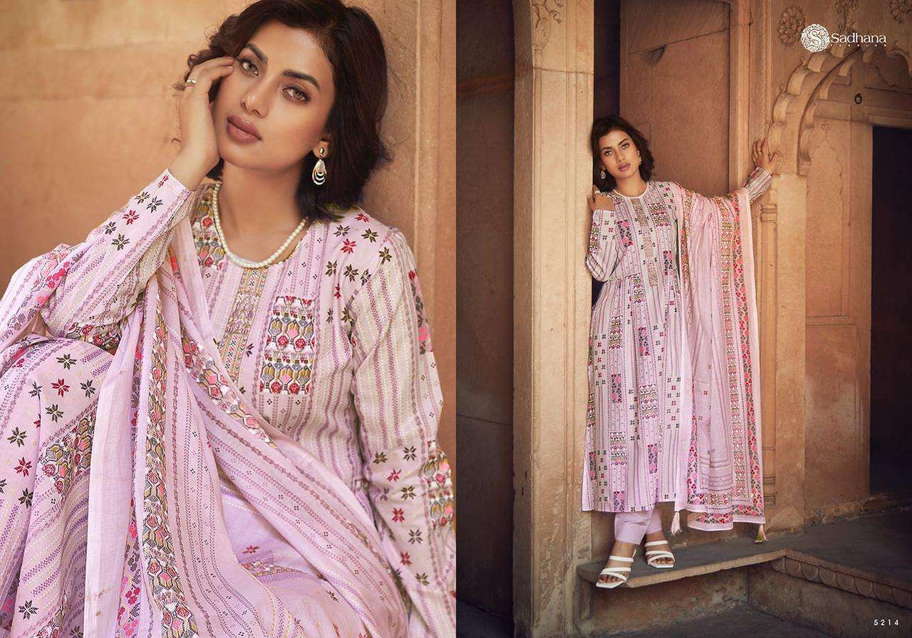 SADHANA FASHION WARLI ART LAWN COTTON Salwar Kameez Wholesale catalog