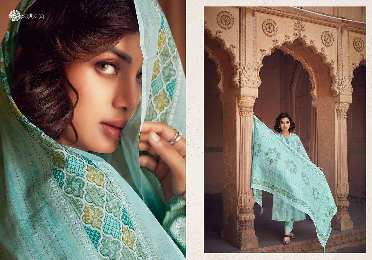 SADHANA FASHION WARLI ART LAWN COTTON Salwar Kameez Wholesale catalog
