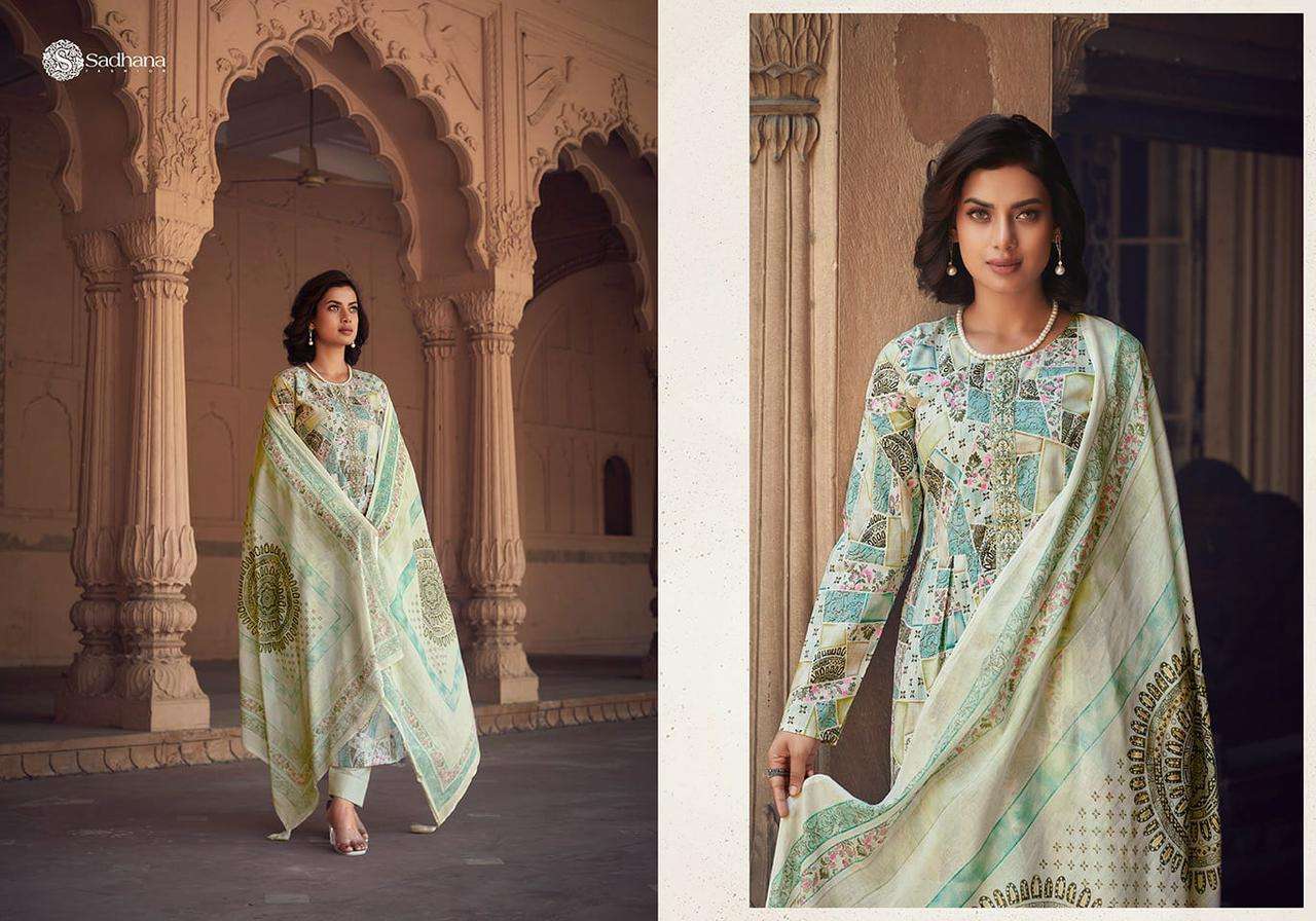 SADHANA FASHION WARLI ART LAWN COTTON Salwar Kameez Wholesale catalog