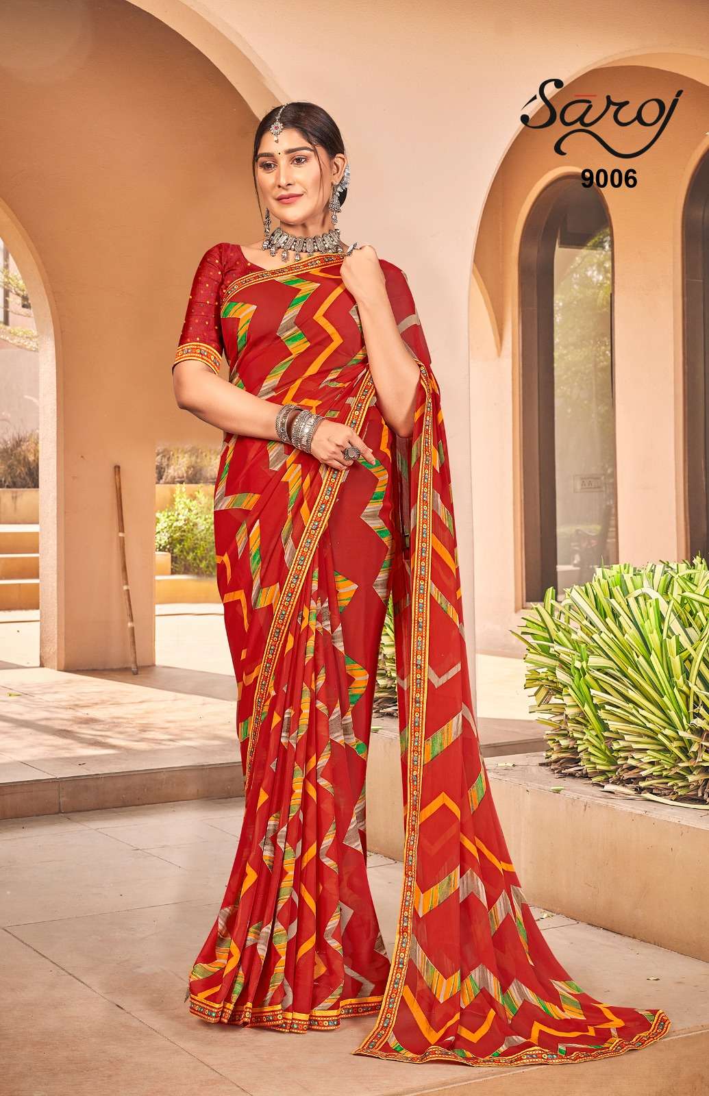 Saroj Gorgeous Vol-9 Printed Weightless Saree Wholesale catalog