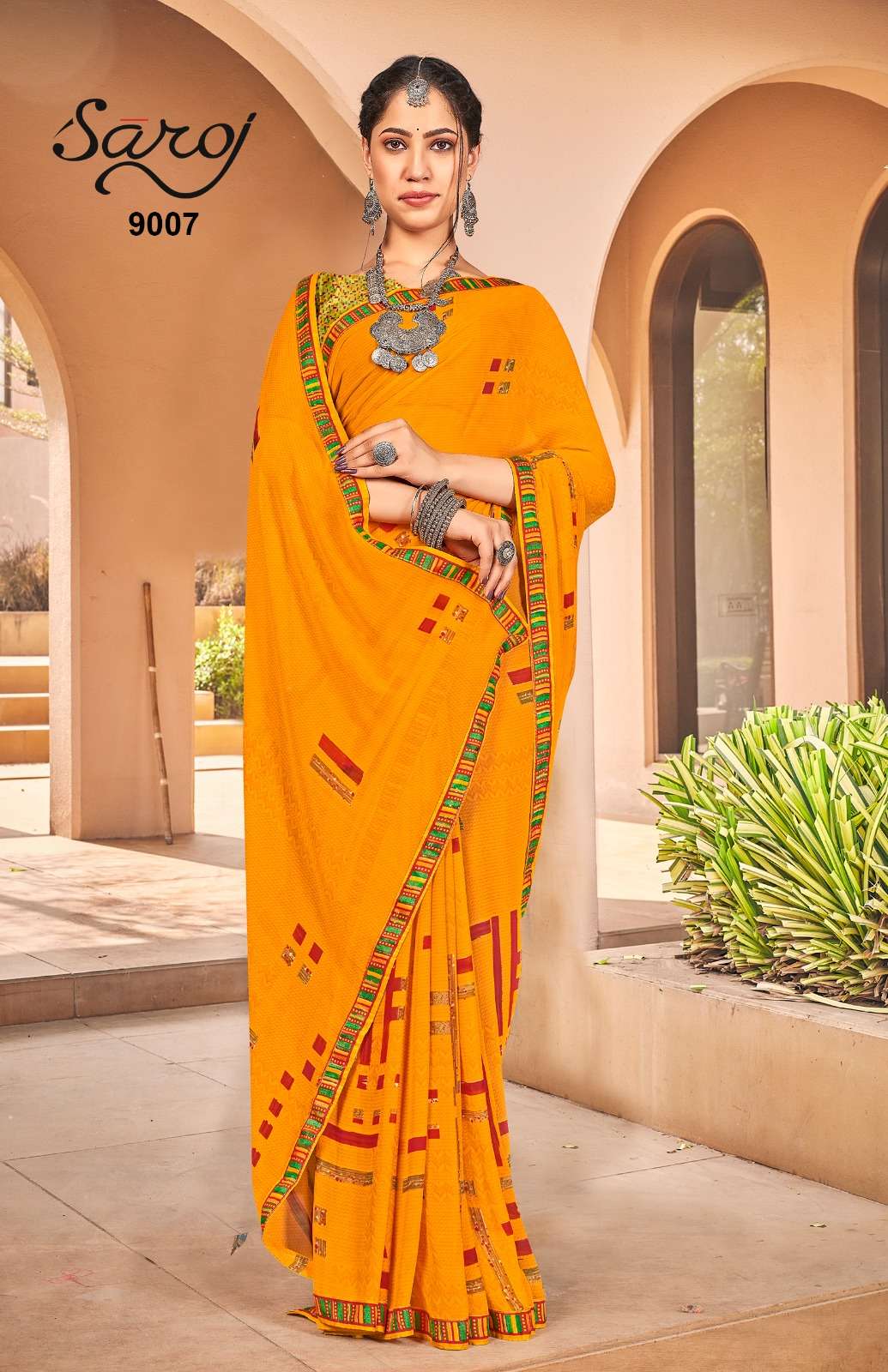 Saroj Gorgeous Vol-9 Printed Weightless Saree Wholesale catalog
