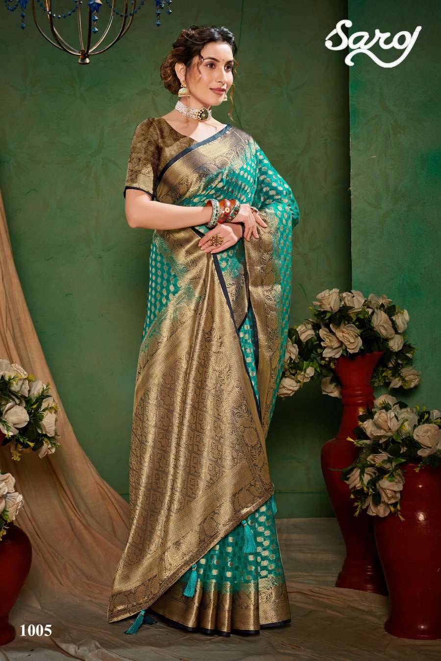 Saroj Prasadam Vol 4 Heavy Richa Pallu Saree Wholesale catalog