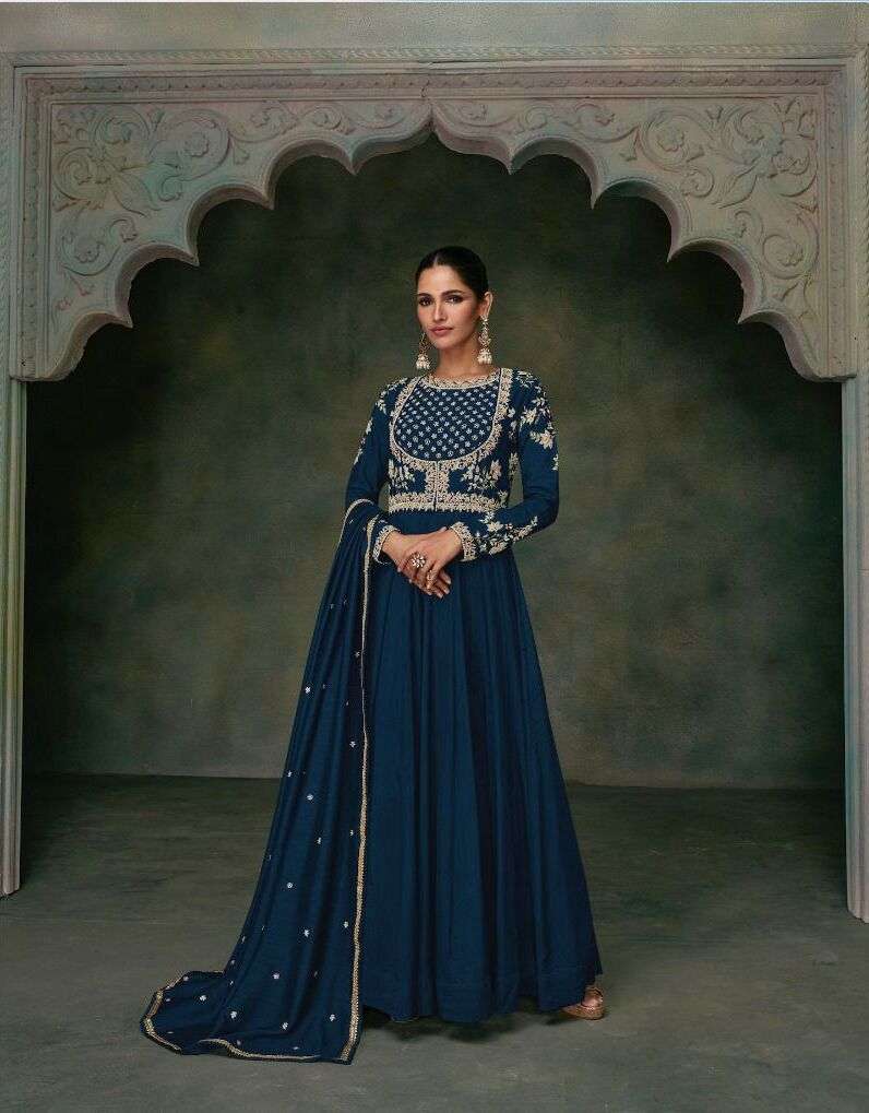SAYURI DESIGNER BUNAAI Kurti Long Gown Wholesale catalog