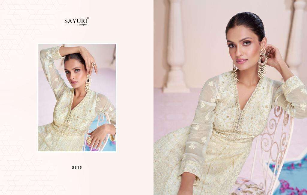 SAYURI DESIGNER FARIDA Kurti Long Gown Wholesale catalog
