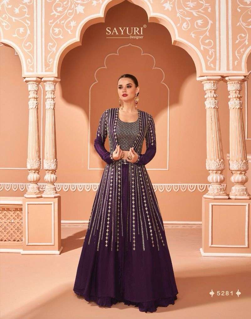 SAYURI DESIGNER PANGHAT Kurti Long Gown Wholesale catalog