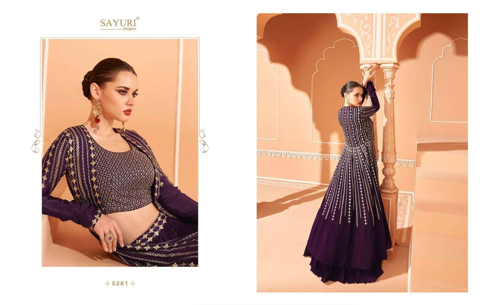 SAYURI DESIGNER PANGHAT Kurti Long Gown Wholesale catalog