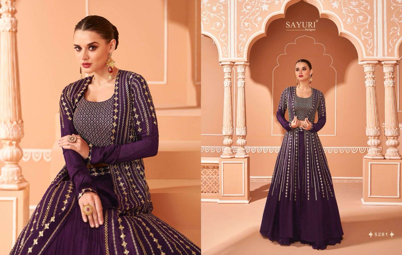 SAYURI DESIGNER PANGHAT Kurti Long Gown Wholesale catalog