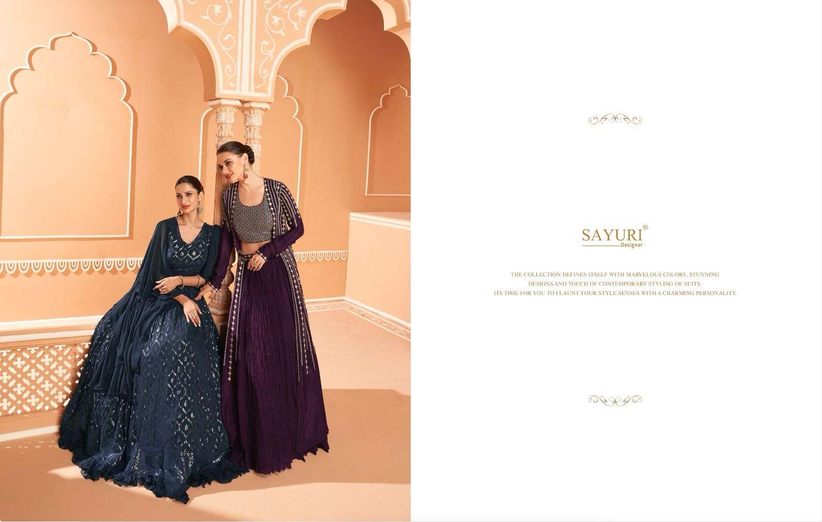 SAYURI DESIGNER PANGHAT Kurti Long Gown Wholesale catalog
