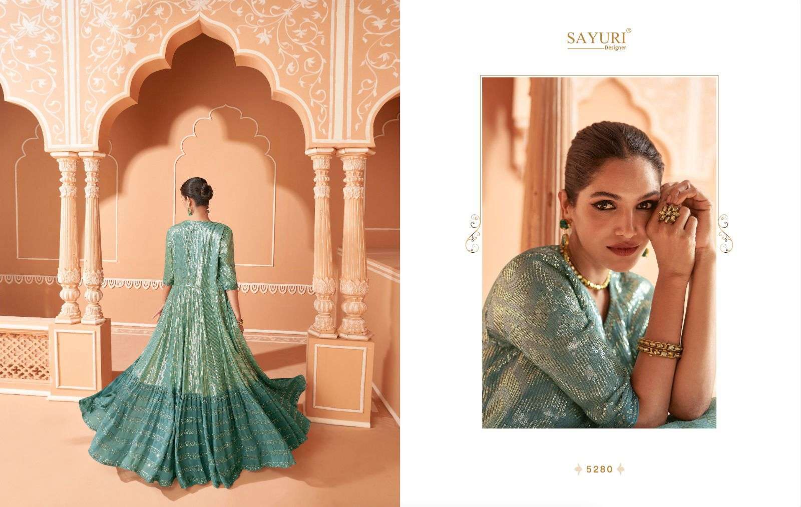 SAYURI DESIGNER PANGHAT Kurti Long Gown Wholesale catalog